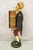 Late 20th Century Figural Librarian Man Holding Stack of Books Statue Storage Cabinet For Sale - Image 10 of 12