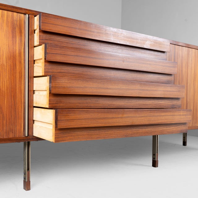Mid-Century Wooden Sideboard, 1960s For Sale - Image 4 of 14