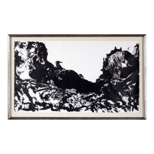 "Machu Pichu" - Black and Grey Lithograph #10/200 by David Alfaro Siqueiros