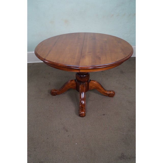 Ethan Allen Country Crossings Round Pedestal Dining Table ...