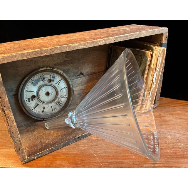 1950s Vintage Ribbed Architectural Glass Sculpture by Mooney Air Vent For Sale - Image 5 of 8
