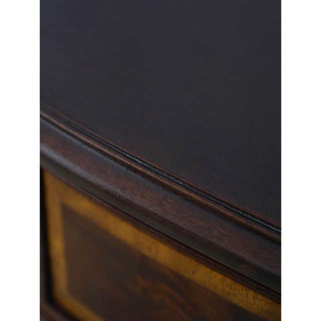 Hickory Mahogany Inlaid Serpentine Curved Front Chest For Sale - Image 14 of 18