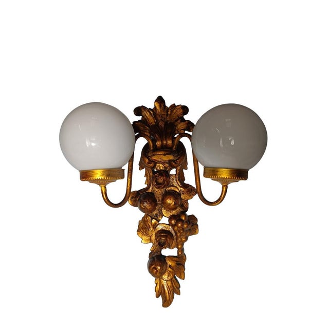 Hollywood Regency Regency Wall Light, 1930s For Sale - Image 3 of 6