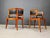 Cherry Wood Armchairs by Leon Krier Model Sella Media by Giorgetti, 1991, Set of 2 For Sale - Image 13 of 16