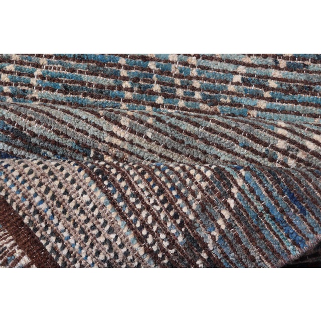 Keivan Woven Arts Modern Long Runner in All-Over Tribal Design For Sale - Image 11 of 12