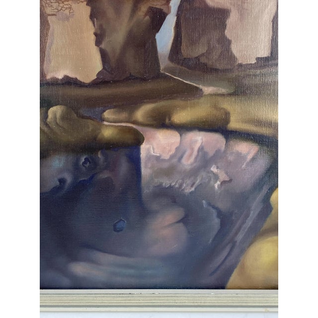 Andrzej Kolpanowicz, The Forgotten Writing of the Night, 1975, Oil on Canvas For Sale - Image 4 of 12