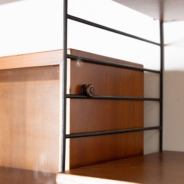 String Wall Bookcase, 1960 For Sale - Image 3 of 8