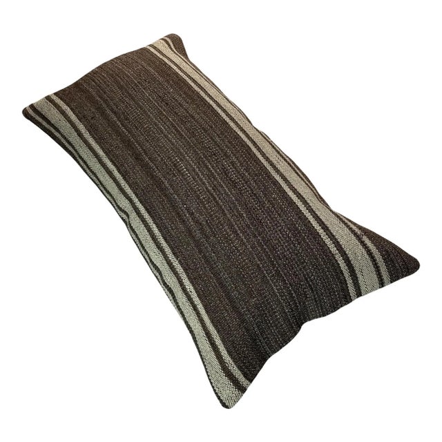 Vintage Turkish Kilim Pillow Cover For Sale - Image 9 of 11