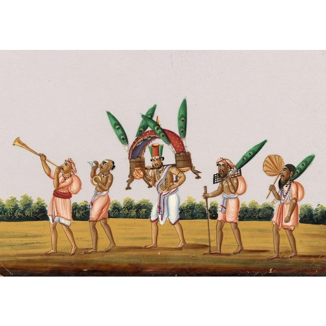 An original Indian Company School gouache painting c.1850 – A Cauvery, Holy Water Carrier.A fantastically vivid Indian...