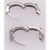 2010s 14 Karat White Gold Diamond Heart Front and Back Hoop Earrings For Sale - Image 5 of 8