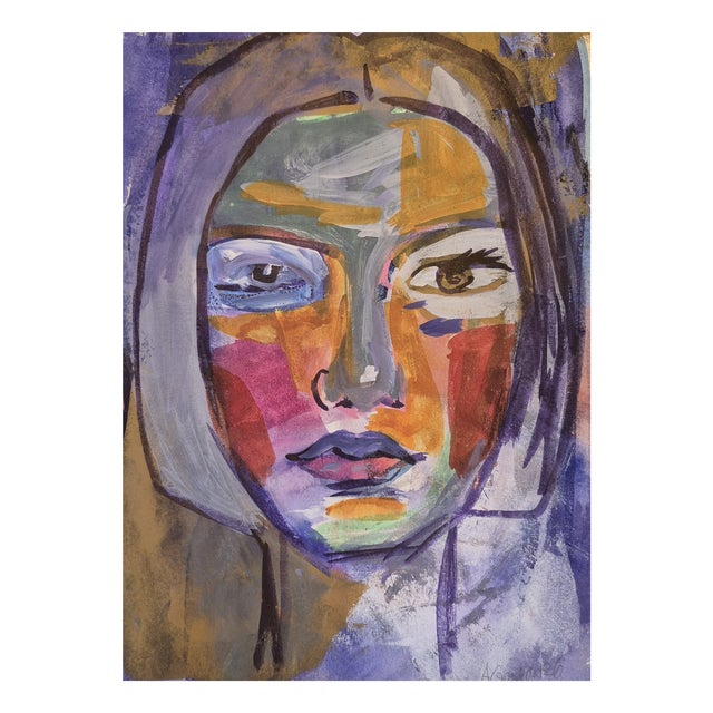 Anna Masiul-Gozdecka, Improvisations, 2026, Acrylic on Cardboard For Sale