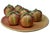 Ceramic Vintage Whimsical Ceramic Peach Still-Life Collection Omnibus Pitcher, Barbara Eigen Platter & Peaches For Sale - Image 7 of 18