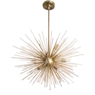 Zanadoo Brass Spudnick Chandelier by Arteriors Home For Sale