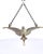 Art Nouveau 18k Gold Enamel Dove Necklace With Diamonds & Ruby, 1910 For Sale - Image 4 of 12