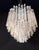 Metal Murano Glass Chandelier in the style of Venini, 1970s For Sale - Image 7 of 11