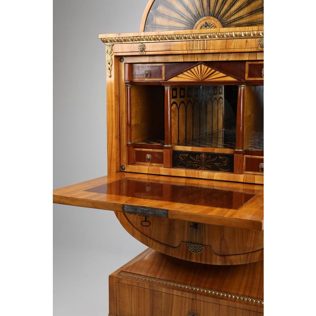 Lyra Cherry Tree Secretary, Vienna, 1815 For Sale - Image 4 of 18