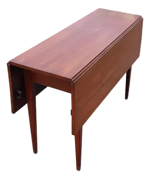 Late 19th Century Handmade Swing Leg Drop Leaf Table