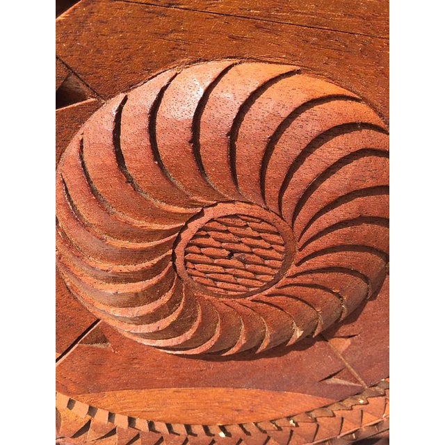 Vintage Carved Wood Wall Sculpture Modern Art Hanging