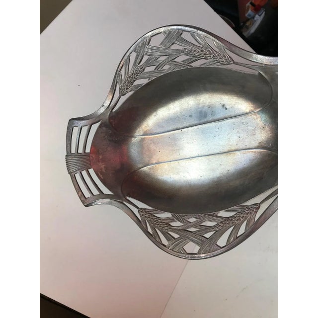 Art Nouveau French Pewter Tray, 1910s For Sale - Image 6 of 12