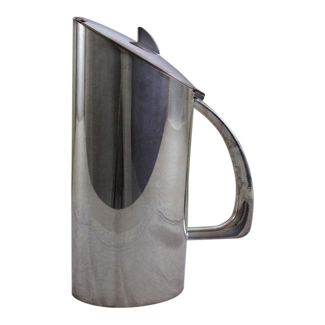 New 1970’s Vintage/New Christoph Widmann Silverplate Oval Tea Pot, Large, Quintessence For Sale