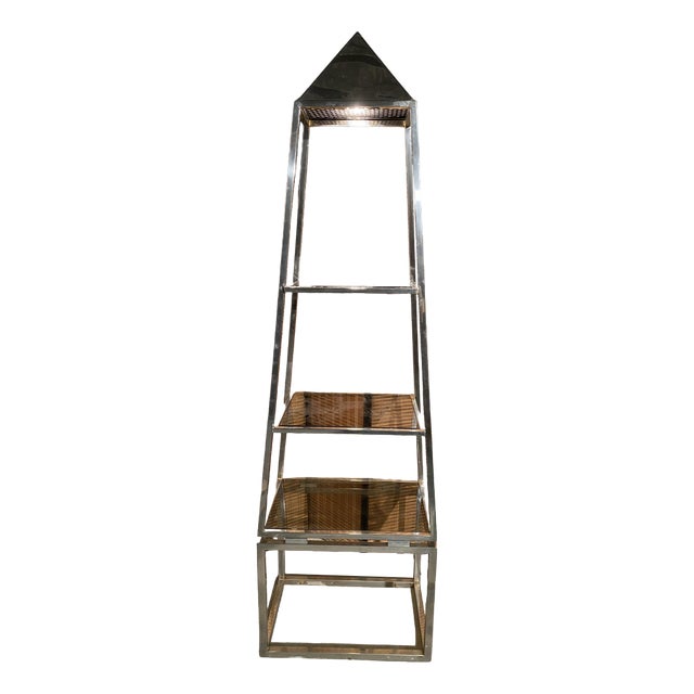 Pyramid Lighting Shelf, 1970s For Sale