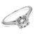 Harry Winston Platinum .56ct VVS1/F Diamond Solitaire Engagement Ring, size 3.5 For Sale