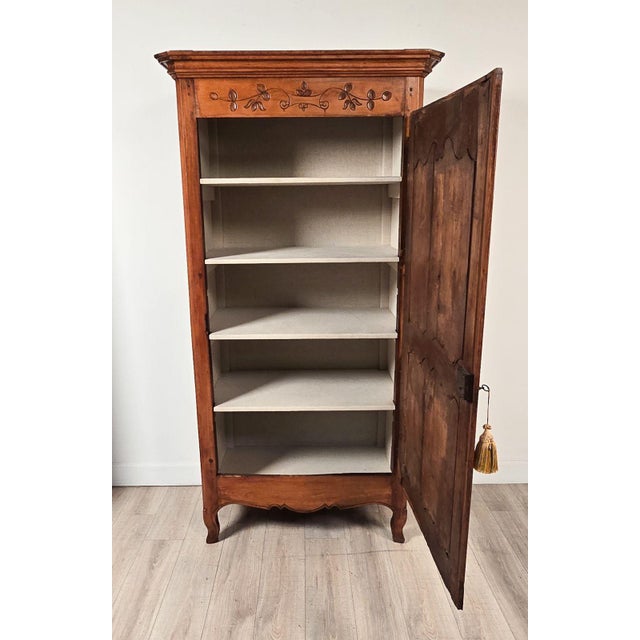 Wood Cherry French Bonnetière, Circa 1820 For Sale - Image 7 of 10