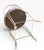 Metal Glamorous Vintage Hollywood Regency Vanity Bench by George Koch & Sons For Sale - Image 7 of 9