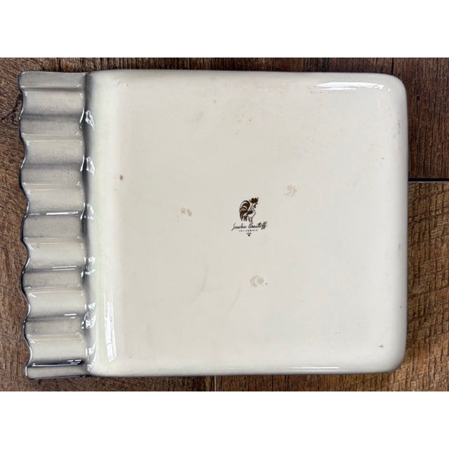 Mid 20th Century Mid Century Ceramic Ashtray - Trinket Plate Signed Sascha Brastoff For Sale - Image 5 of 5