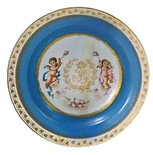 Porcelain Antique Sèvres Cherub Bowl
