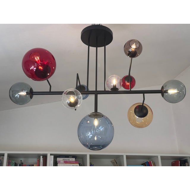 Contemporary Multicolor Spheres Murano Glass Sputnik Chandelier by Simoeng For Sale - Image 16 of 17