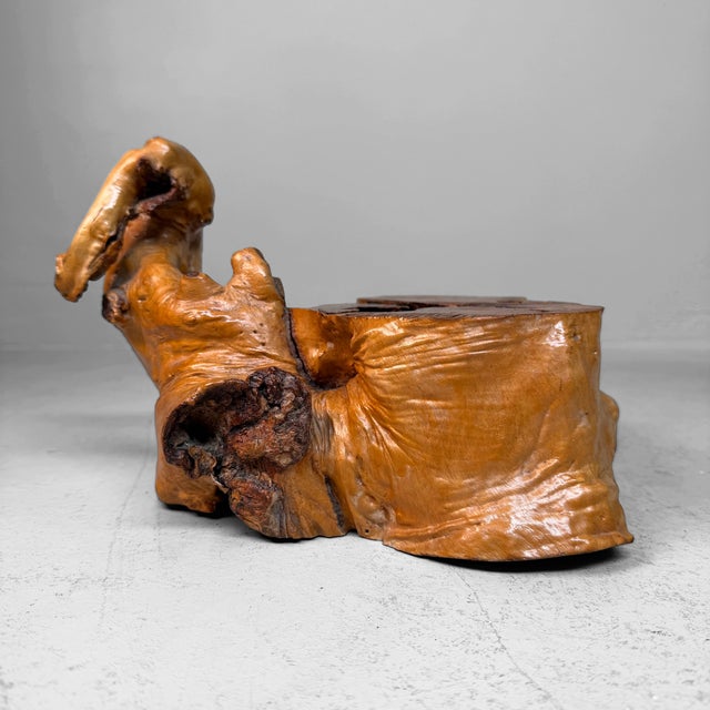 Mid-Century Modern Japanese Wooden Ikebana Display, 1960s For Sale - Image 3 of 11