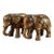 Pair of Vintage Bronze Elephant Statues For Sale