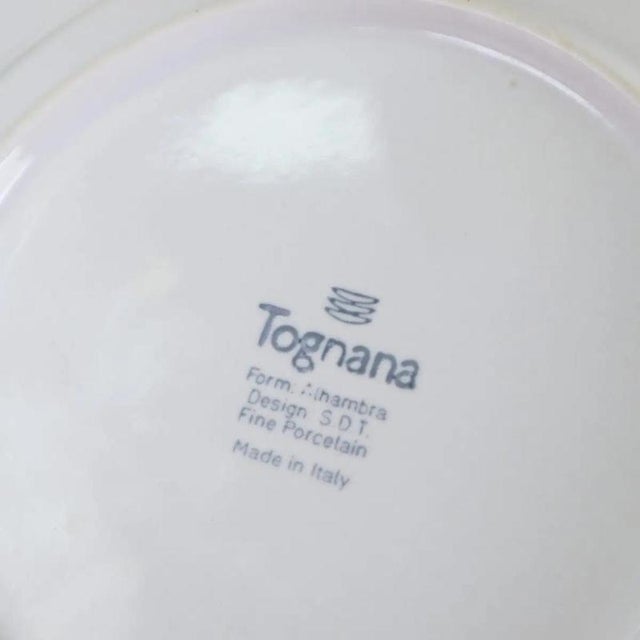 Alhambra Dinnerware Service in Porcelain from Tognana, Set of 18 For Sale - Image 5 of 7