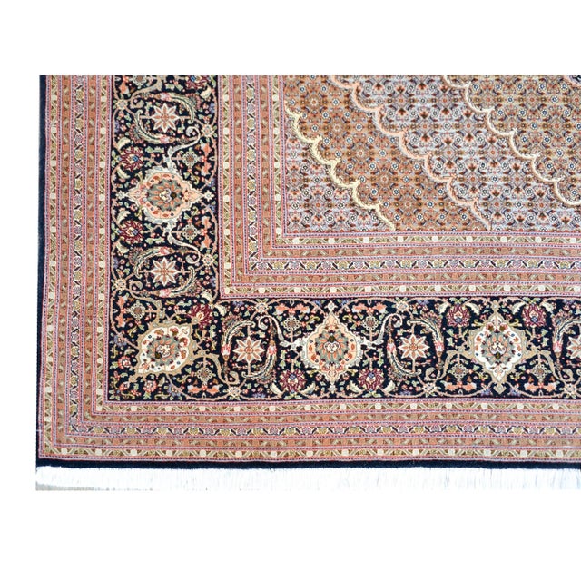 Late 20th Century Vintage Tabriz Rug For Sale - Image 9 of 12
