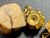 Mid-Century Modern 1950s Pair of Miriam Haskell Signed Simulated Faux Fossil Coral Art Glass Earrings For Sale - Image 3 of 5