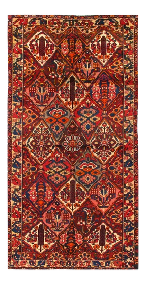 Persian Vintage Bakhtiari Rug - 5' X 10'6''