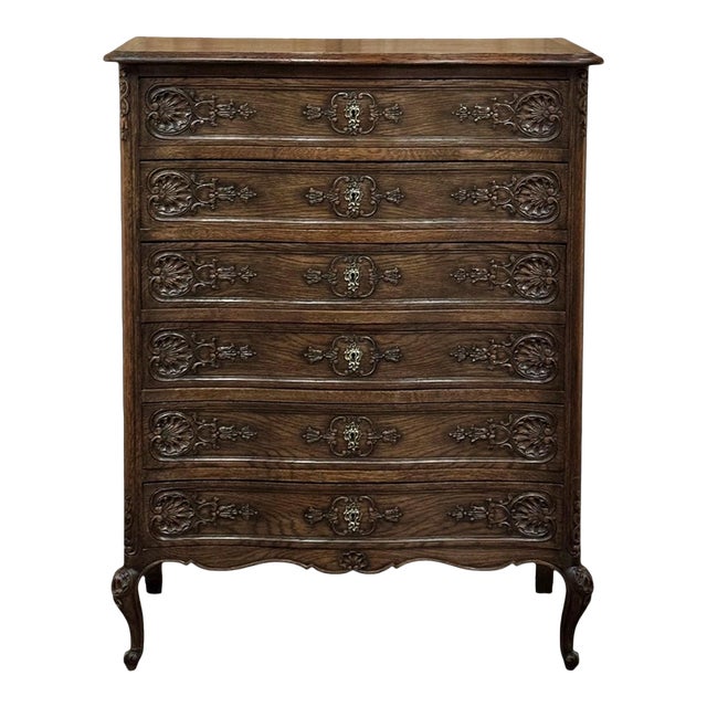 Antique Country French Chiffoniere ~ Chest of Drawers For Sale