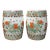 1960s Chinese Porcelain Set of Two (2) Porcelain Famille Verte Garden Seats For Sale