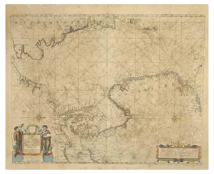 Johannes Janssonius, Oceani Borealis, Etching, 1660s