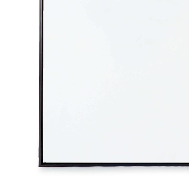 Regina Andrew Hanging Rectangle Mirror in Steel For Sale - Image 4 of 5