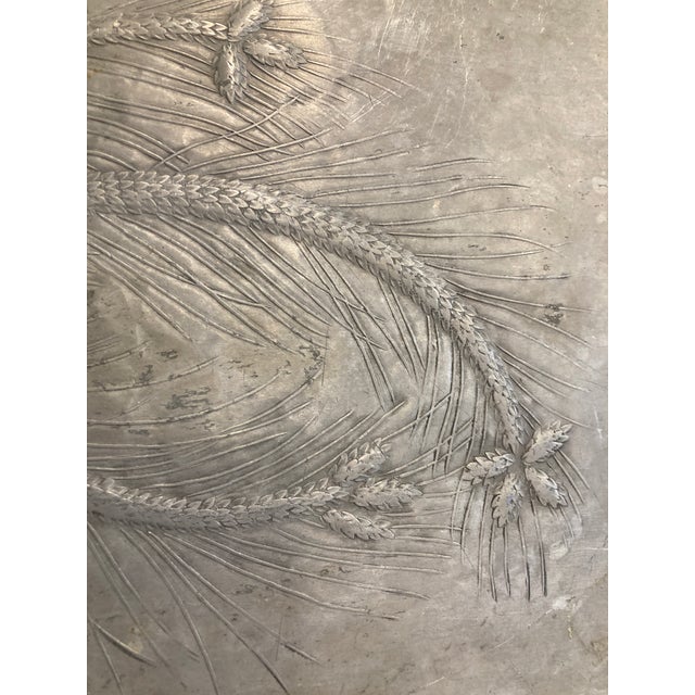 Silver Vintage Everlast Forged Aluminum Pinecone Serving Tray For Sale - Image 8 of 10