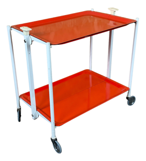 Vintage Space Age Serving Trolley, 1970s