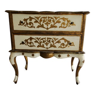 1920s Florentine 2 Drawer Chest For Sale