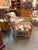 Featuring a distinct 1960s–1970s bohemian aesthetic, these chairs are defined by their organic yet highly architectural...