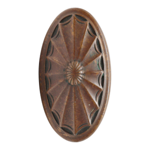Antique 1930s Fitroy Corbin Bronze Oval Entry Door Knob