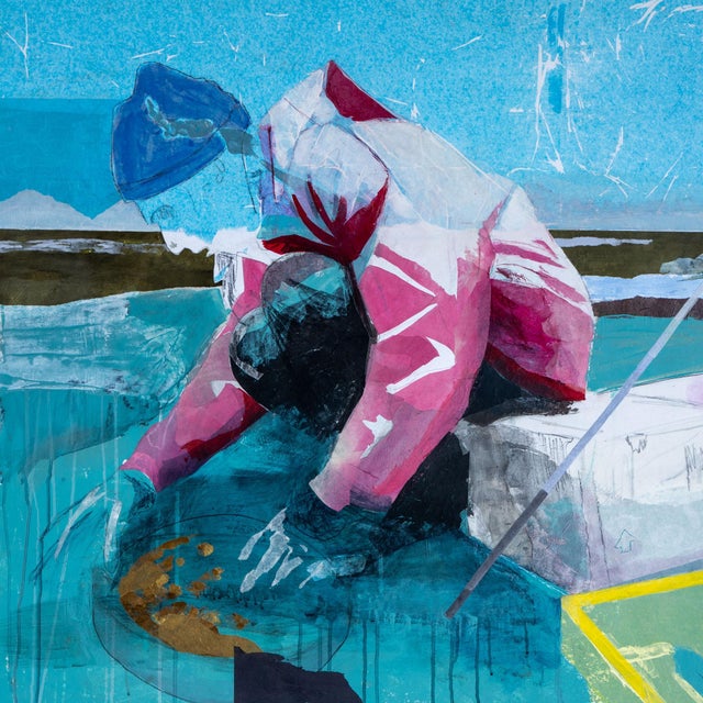 Blue Christiane Wachter (b. 1966) Gold Seekers, 2024 For Sale - Image 8 of 8