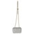 Gray Grey Quilted Lambskin Small Pearl Crush Vanity Case For Sale - Image 8 of 10