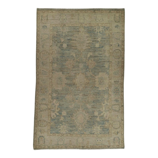 Oushak Rug 3'3" x 5'1" #21356 For Sale