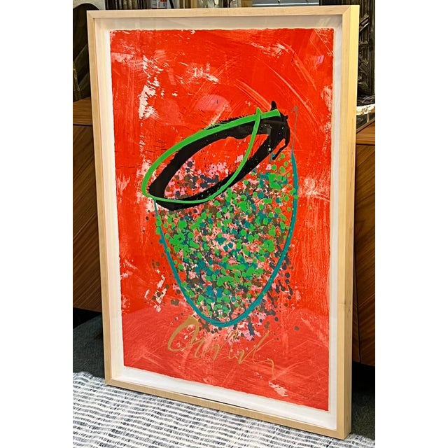 Design Plus Gallery present "Double Time", a Limited Edition Original Print by Dale Chihuly. The dynamic print showcases...